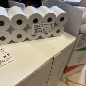 CARTA ROTOLO TERMICI PER CASSA